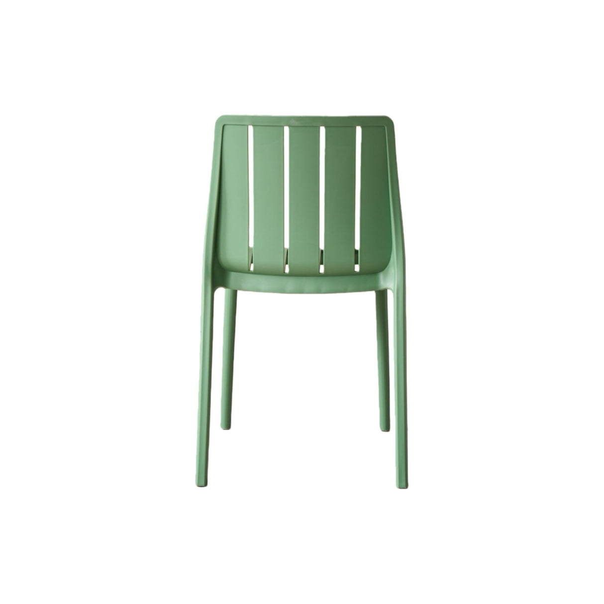 Silla para Exteriores Alice Verde 46x80cm sin Apoya Brazos y con Espaldar