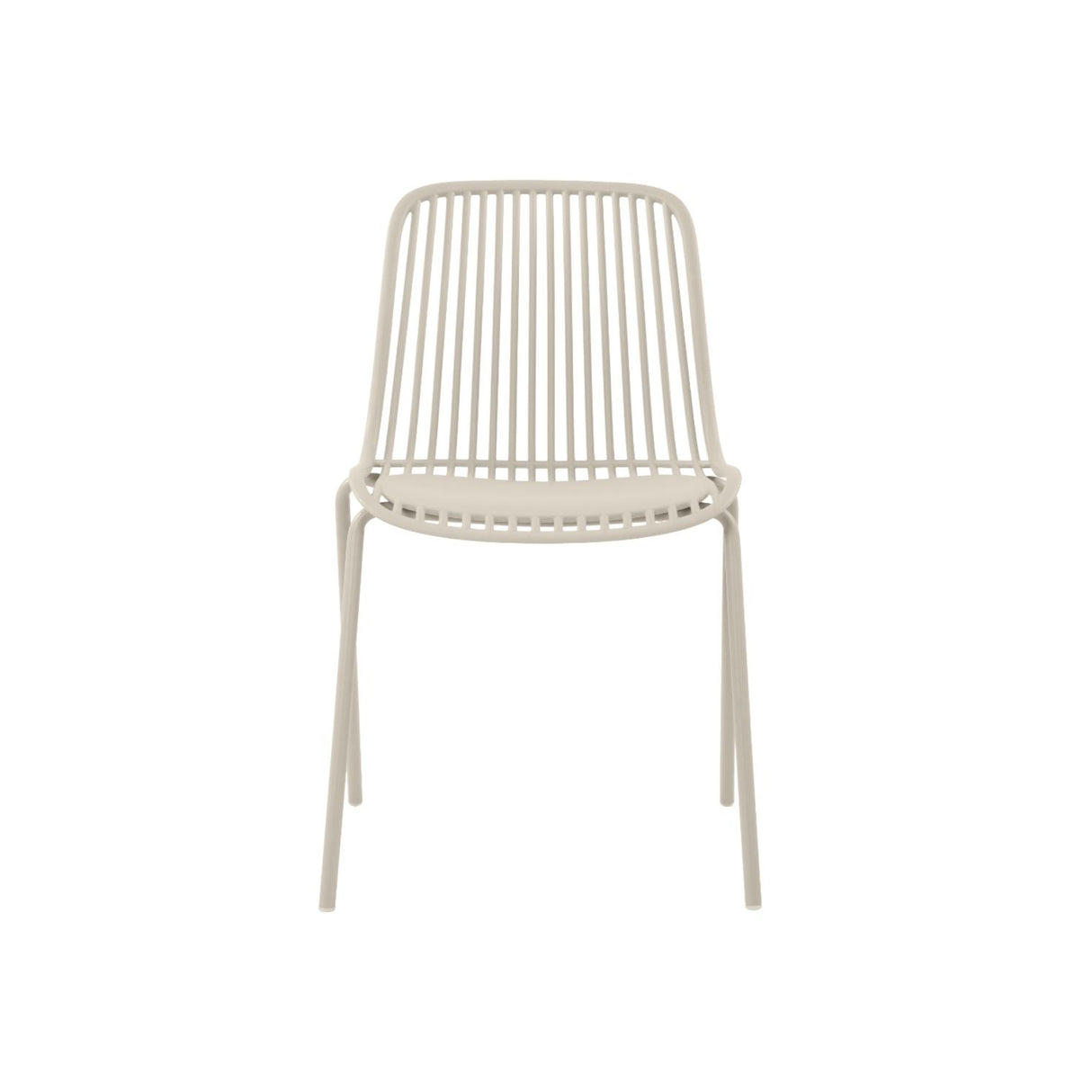 Silla para Exteriores Barcelona Blanco 50.5x82cm sin Apoya Brazos y con Espaldar