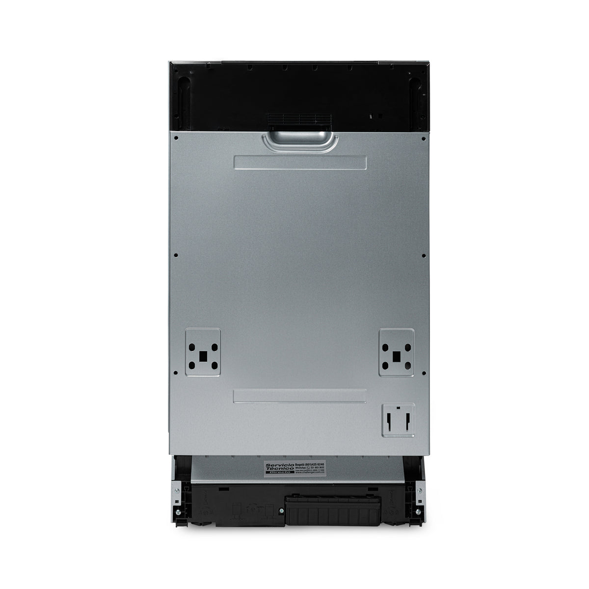 Lavavajillas Challenger Acero 44.8x81.5cm 110 Voltios con Seis Funciones Preconfiguradas