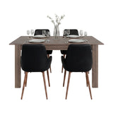 Mesa de comedor Portofino Avellana 160x75.6cm Rectangular de Cuatro Puestos sin Sillas
