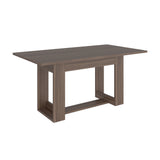 Mesa de comedor Volterra Avellana 160x74cm Rectangular de Cuatro Puestos sin Sillas