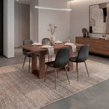 Mesa de comedor Volterra Avellana 160x74cm Rectangular de Cuatro Puestos sin Sillas