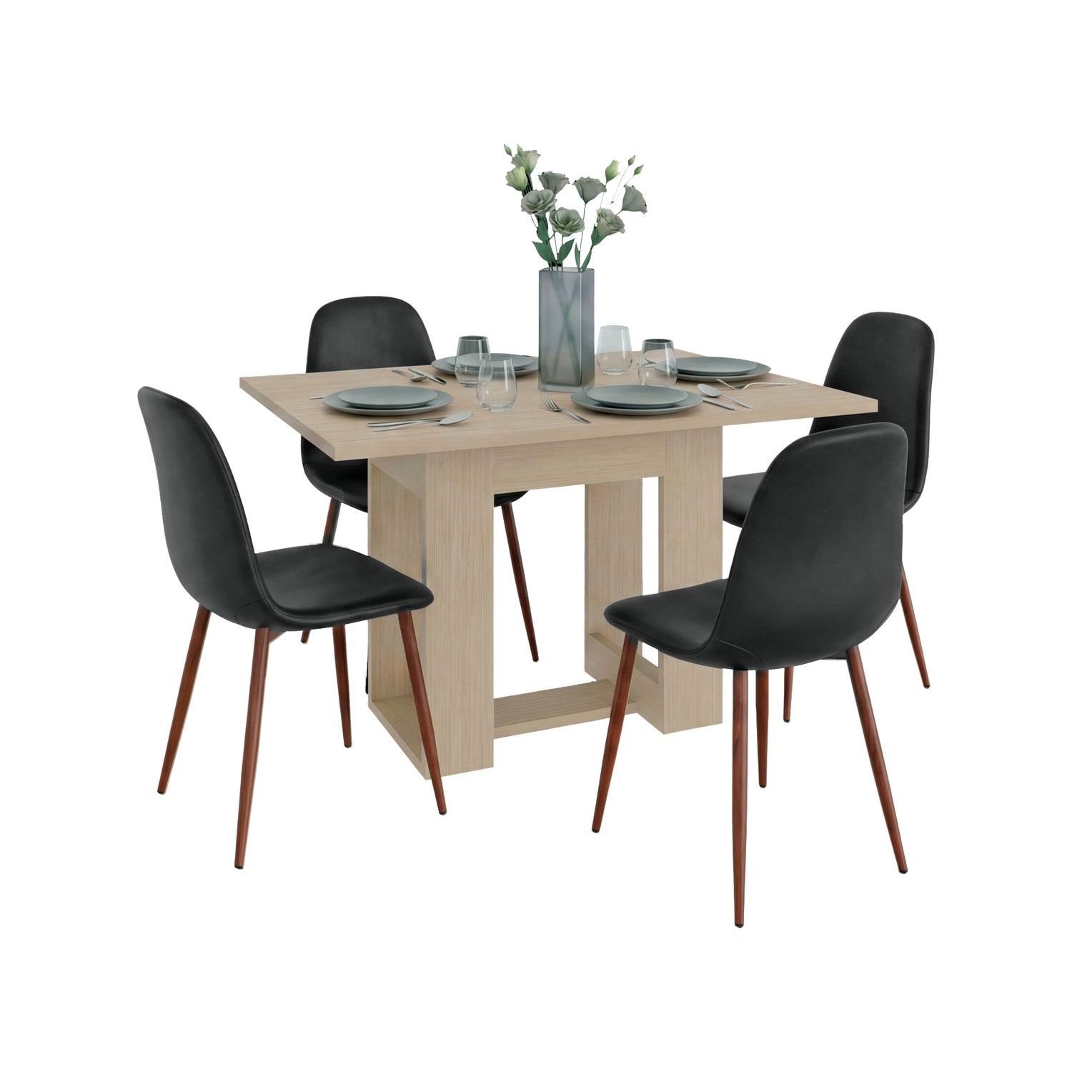 Mesa de comedor Volterra Cartagena 120x74cm Rectangular de Cuatro Puestos sin Sillas