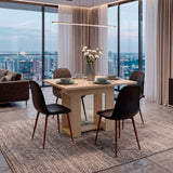 Mesa de comedor Volterra Cartagena 120x74cm Rectangular de Cuatro Puestos sin Sillas