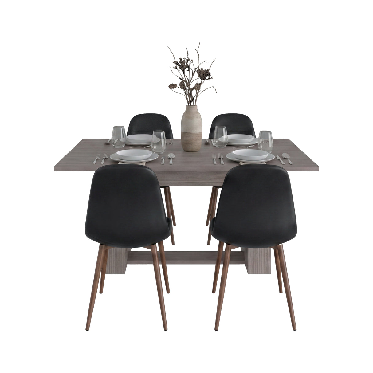Mesa de comedor Volterra Positano 160x74cm Rectangular de Cuatro Puestos sin Sillas
