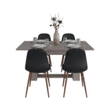 Mesa de comedor Volterra Positano 160x74cm Rectangular de Cuatro Puestos sin Sillas