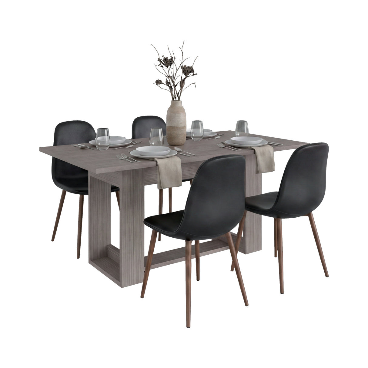 Mesa de comedor Volterra Positano 160x74cm Rectangular de Cuatro Puestos sin Sillas