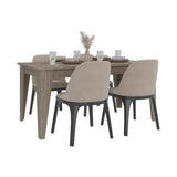 Mesa de comedor Torino Positano 160x74cm Rectangular de Cuatro Puestos sin Sillas
