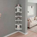 Repisa Shelf Blanco 30.5x30.5cm Triangular de Un Entrepaño