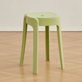 Silla para Exteriores Maison Verde Oliva 30x45cm Apilable sin Apoya Brazos y sin Espaldar