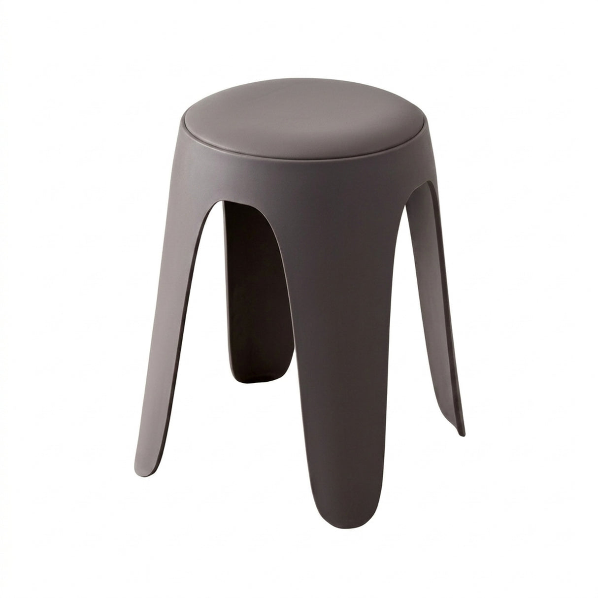 Silla para Exteriores Else Gris Oscuro 34x46.5cm Apilable sin Apoya Brazos y sin Espaldar