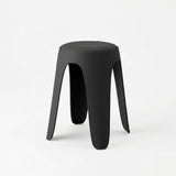 Silla para Exteriores Else Negro 34x46.5cm Apilable sin Apoya Brazos y sin Espaldar