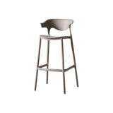 Silla Bar para Exteriores Elena Taupe 49x99cm sin Apoya Brazos y con Espaldar