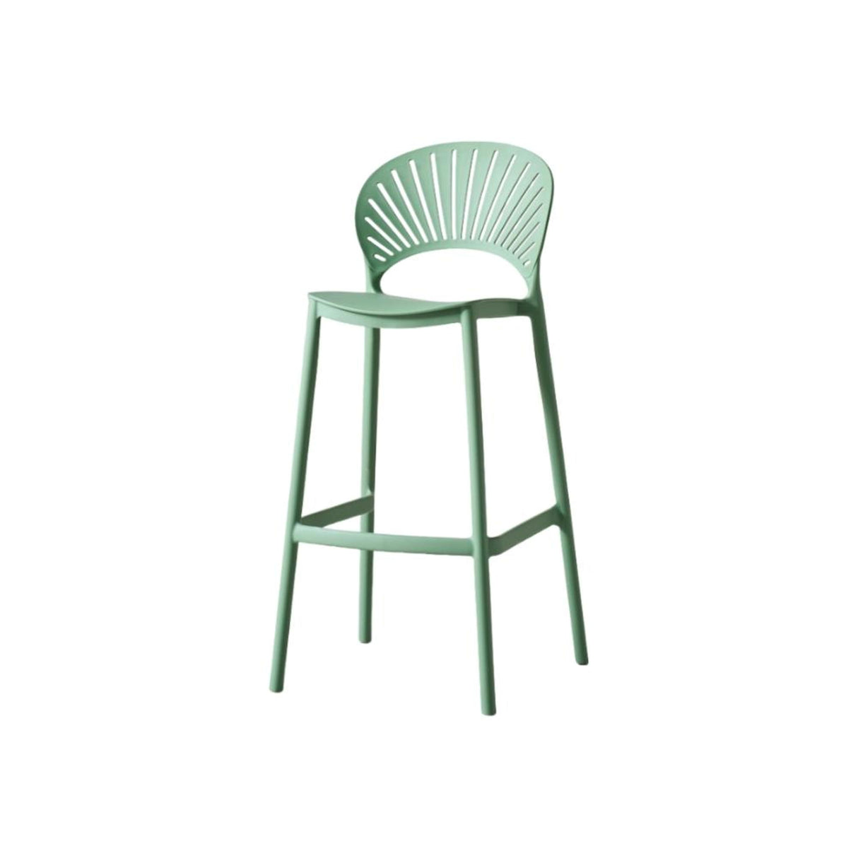 Silla Bar para Exteriores Paraiso Verde Olivo 49x105cm sin Apoya Brazos y con Espaldar