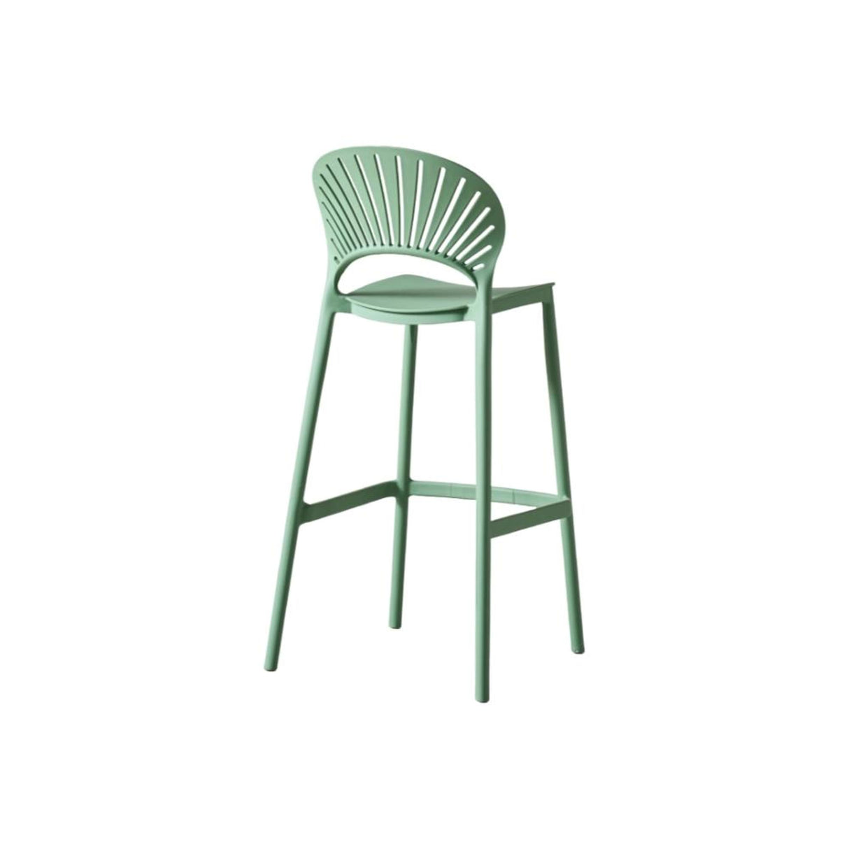 Silla Bar para Exteriores Paraiso Verde Olivo 49x105cm sin Apoya Brazos y con Espaldar