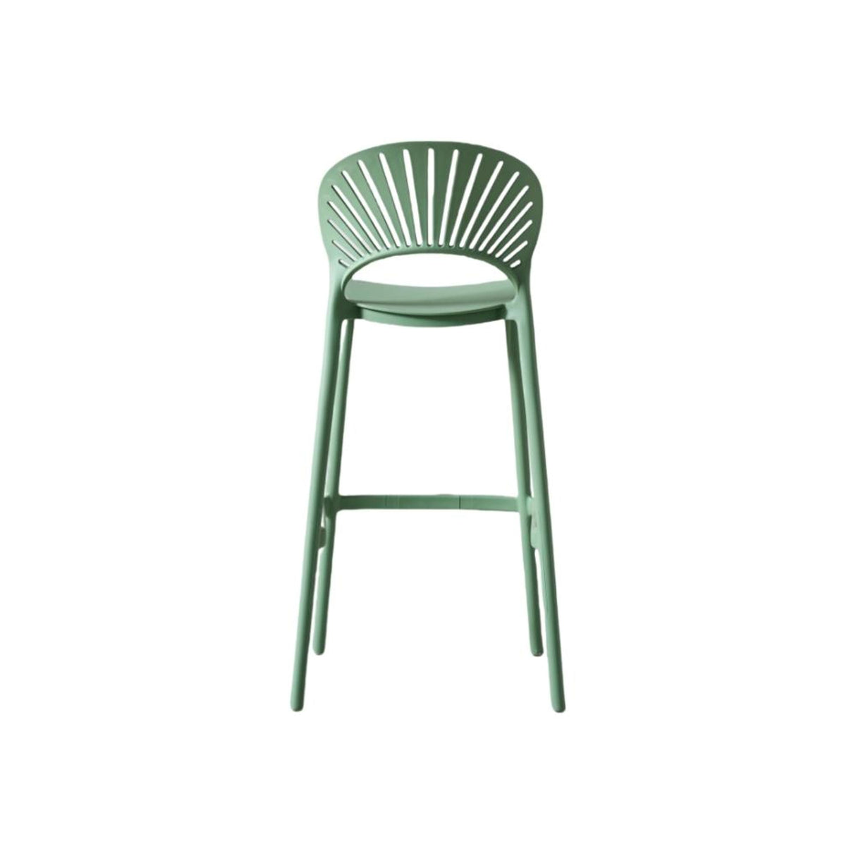 Silla Bar para Exteriores Paraiso Verde Olivo 49x105cm sin Apoya Brazos y con Espaldar