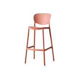 Silla Bar para Exteriores Rio Terracota 49x103cm sin Apoya Brazos y con Espaldar