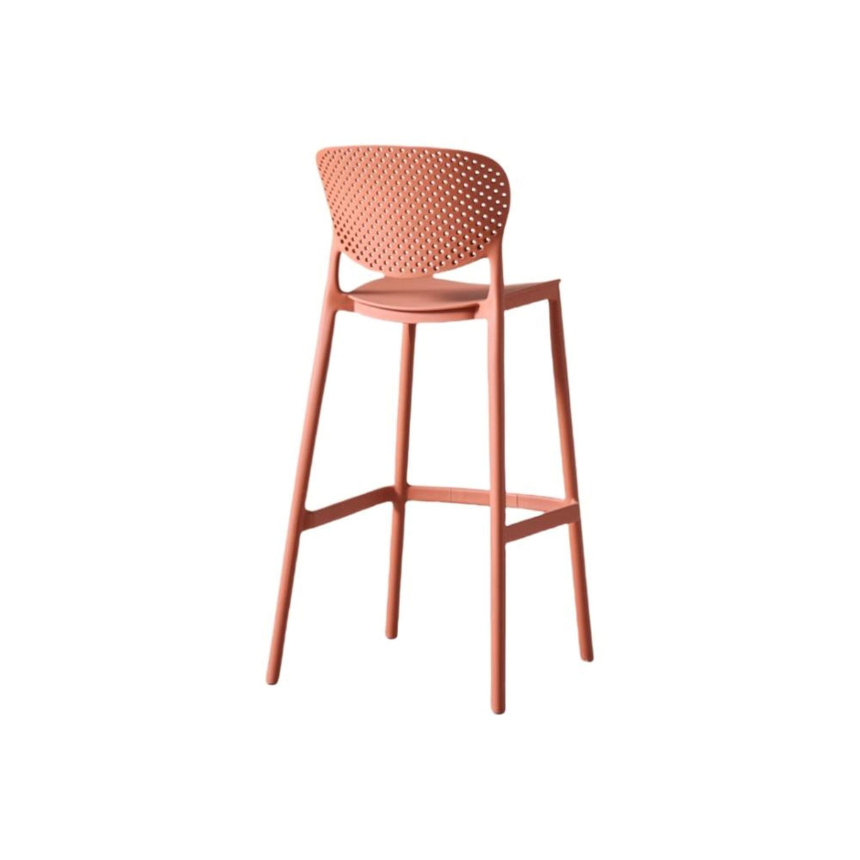 Silla Bar para Exteriores Rio Terracota 49x103cm sin Apoya Brazos y con Espaldar