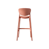 Silla Bar para Exteriores Rio Terracota 49x103cm sin Apoya Brazos y con Espaldar