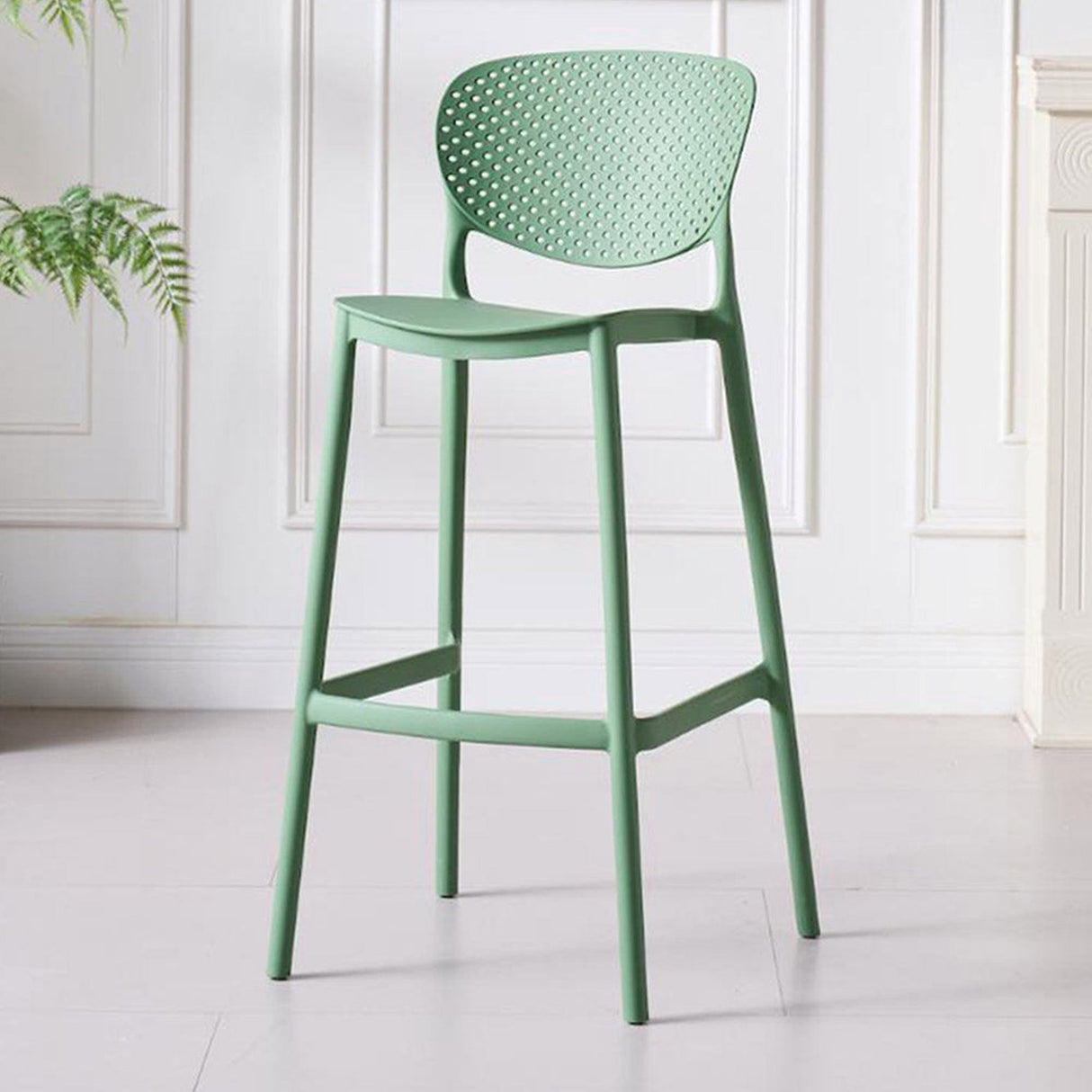 Silla Bar para Exteriores Rio Verde Olivo 49x103cm sin Apoya Brazos y con Espaldar