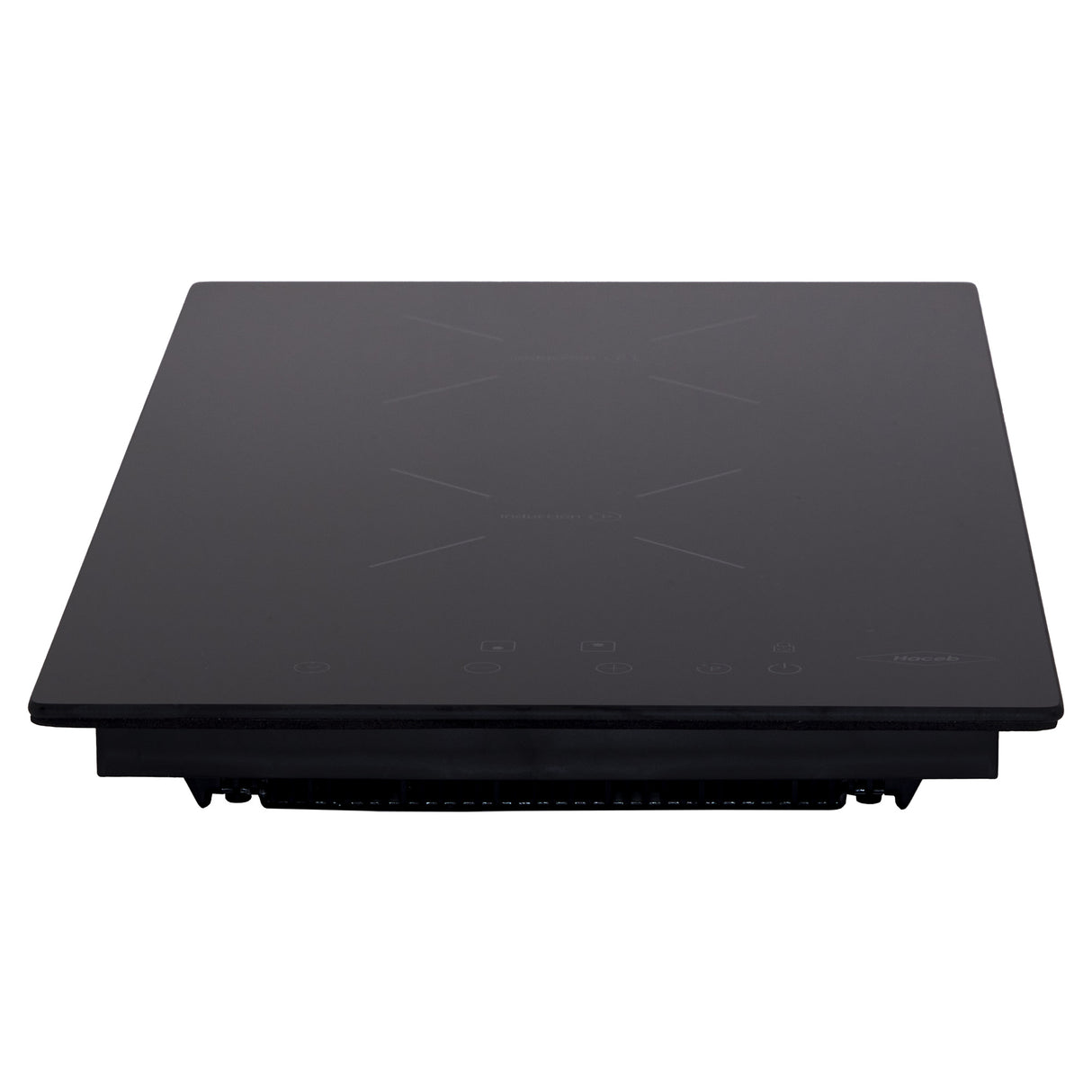 Estufa de Inducción para Empotrar Haceb Negro 29x52cm 220 Voltios para Electrico con Dos Quemadores y con Pantalla Digital
