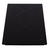 Estufa de Inducción para Empotrar Haceb Negro 29x52cm 220 Voltios para Electrico con Dos Quemadores y con Pantalla Digital