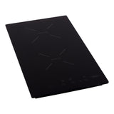 Estufa de Inducción para Empotrar Haceb Negro 29x52cm 220 Voltios para Electrico con Dos Quemadores y con Pantalla Digital