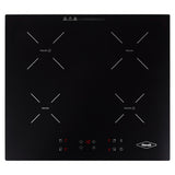 Estufa de Inducción para Empotrar Haceb Negro 59x52cm 220 Voltios para Electrico con Cuatro Quemadores y con Pantalla Digital