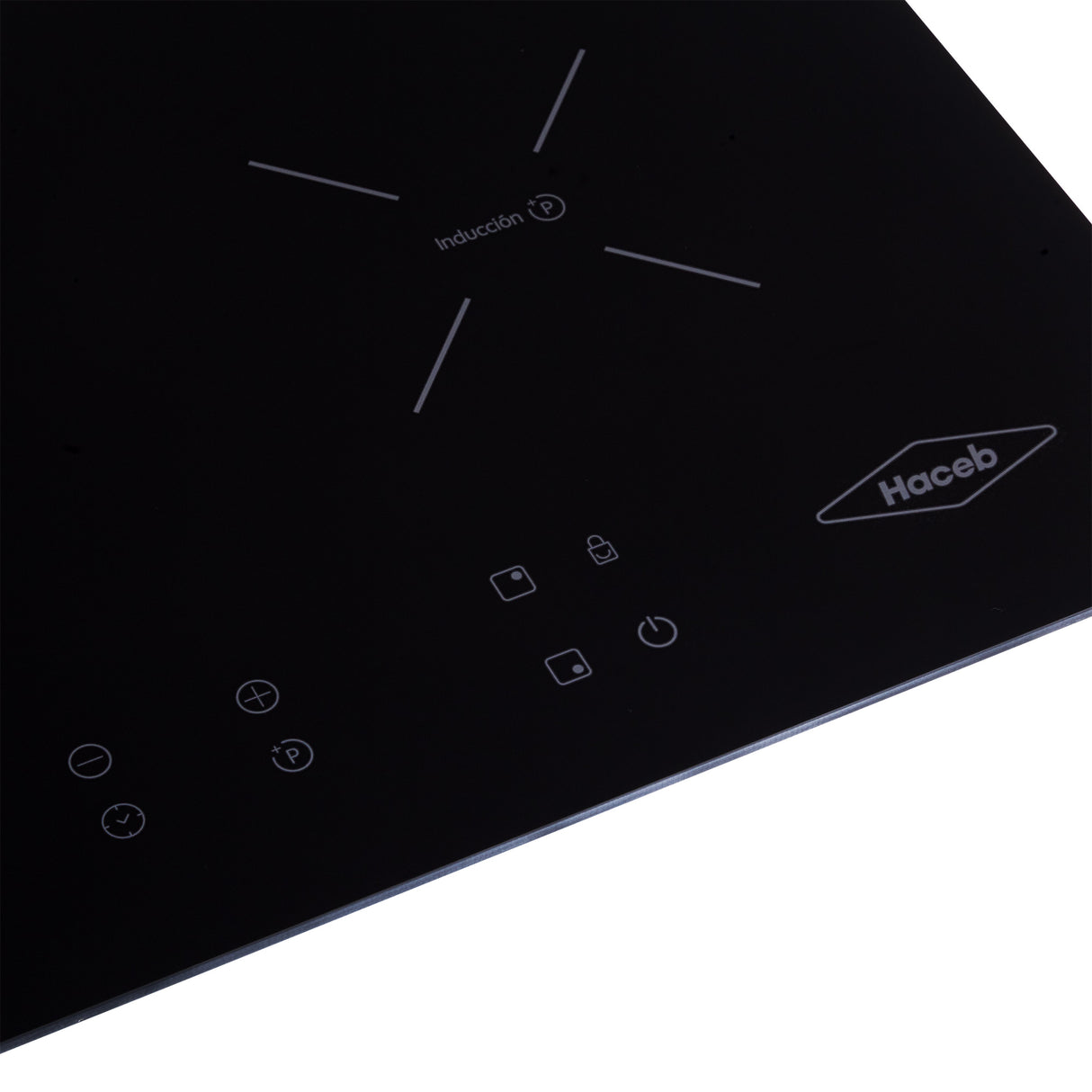 Estufa de Inducción para Empotrar Haceb Negro 59x52cm 220 Voltios para Electrico con Cuatro Quemadores y con Pantalla Digital