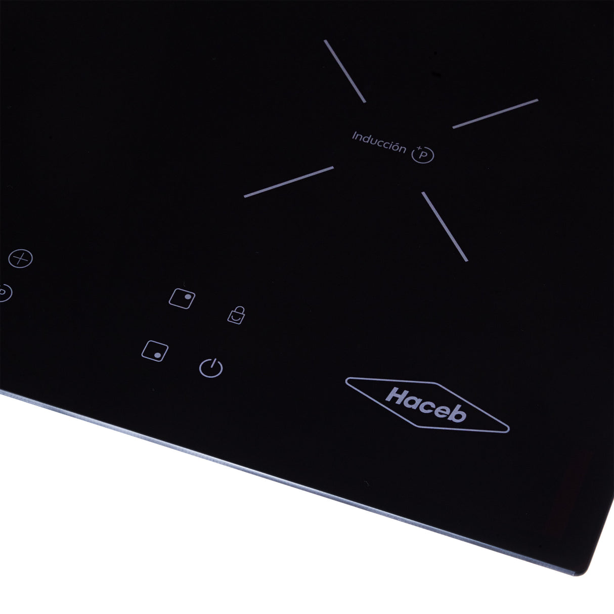 Estufa de Inducción para Empotrar Haceb Negro 59x52cm 220 Voltios para Electrico con Cuatro Quemadores y con Pantalla Digital