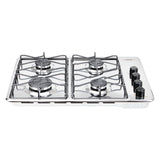 Estufa de Empotrar Haceb Alambrón Inox 60x43cm 110 Voltios para Gas Natural con Cuatro Quemadores