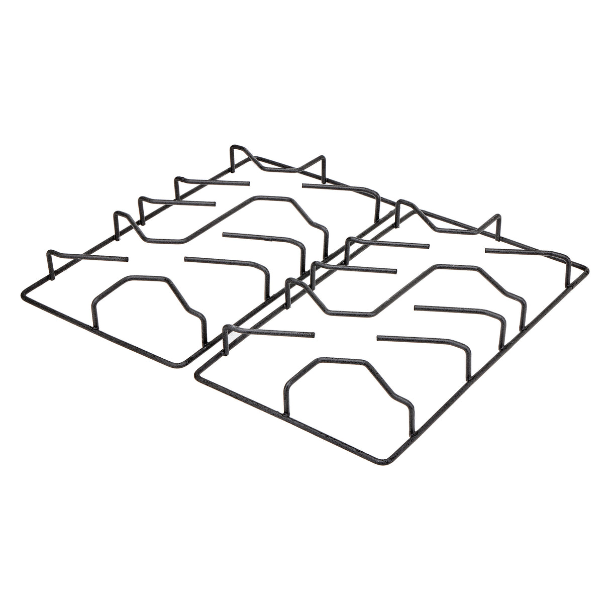Estufa de Empotrar Haceb Alambrón Inox 60x43cm 110 Voltios para Gas Natural con Cuatro Quemadores