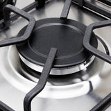 Estufa de Empotrar Haceb Tofu Mixta Inox 60x43cm 110 Voltios para Mixto con Cuatro Quemadores