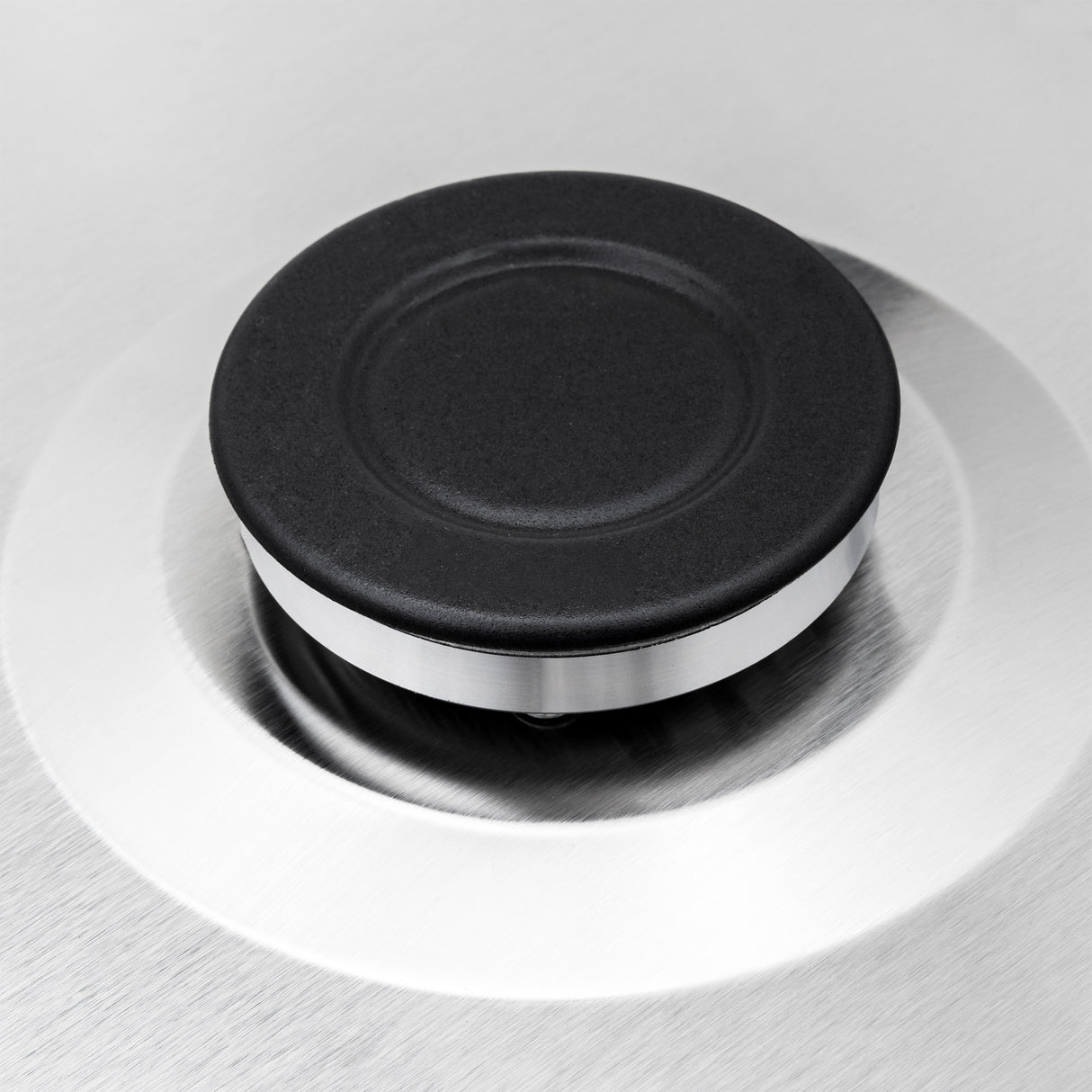 Estufa de Empotrar Haceb Platina Inox 66x54cm 110 Voltios para Gas Natural con Cuatro Quemadores