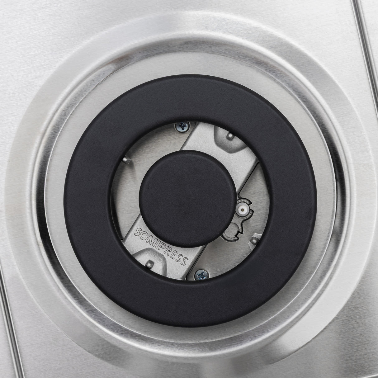 Estufa de Empotrar Haceb Triple Corona Inox 66x54cm 110 Voltios para Gas Natural con Cuatro Quemadores