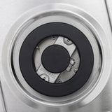 Estufa de Empotrar Haceb Triple Corona Inox 66x54cm 110 Voltios para Gas Natural con Cuatro Quemadores