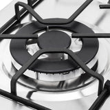 Estufa de Empotrar Haceb Triple Corona Inox 66x54cm 110 Voltios para Gas Natural con Cuatro Quemadores