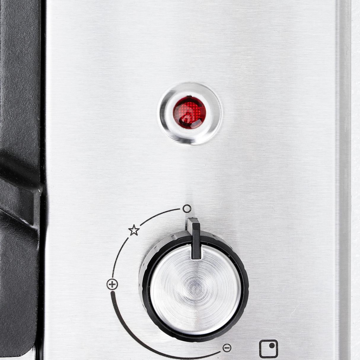 Estufa de Empotrar Haceb Mixta Inox 60x51cm 110 Voltios para Mixto con Cuatro Quemadores