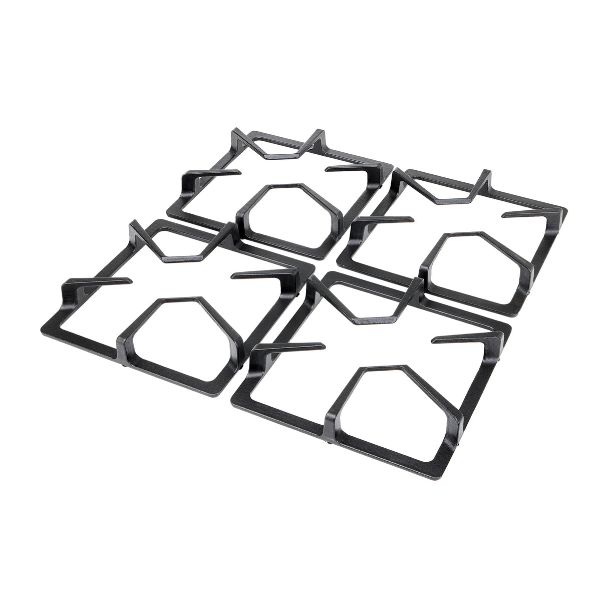 Estufa de Empotrar Haceb Mixta Inox 60x51cm 110 Voltios para Mixto con Cuatro Quemadores
