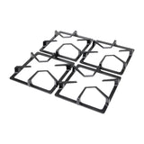 Estufa de Empotrar Haceb Mixta Inox 60x51cm 110 Voltios para Mixto con Cuatro Quemadores