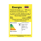 Estufa de Empotrar Haceb Sesamo Inox 60x51cm 110 Voltios para Gas Propano con Cuatro Quemadores