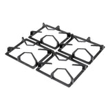 Estufa de Empotrar Haceb Tandoori Hierro Fundido Inox 60x43cm 110 Voltios para Gas Propano con Cuatro Quemadores
