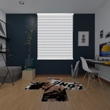 Cortina Roller Duo Elegance Blanco 150x170cm Enrollable de Rayas Apertura Vertical y con Sistema Propio