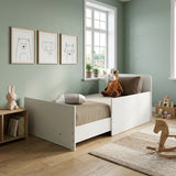 Cuna 3 en 1 Blanco 79x98cm para Colchón Infantil 60 X 130 Cm con Colchón y sin Cabecero