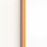 Espejo de Pared Led Dorado 50x100cm de Arco Superior Luz Cálida con Marco En Madera