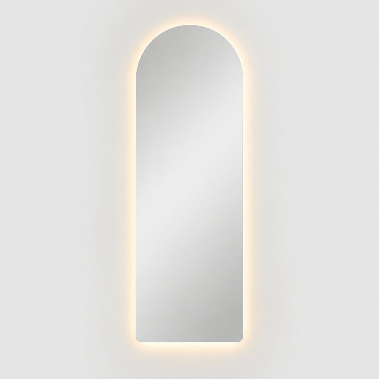 Espejo de Pared Led Verona 45x140cm de Arco Superior Luz Cálida