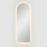 Espejo de Pared Led Verona 45x140cm de Arco Superior Luz Cálida
