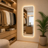 Espejo de Pared Led Parma 50x160cm Rectangular Luz Cálida