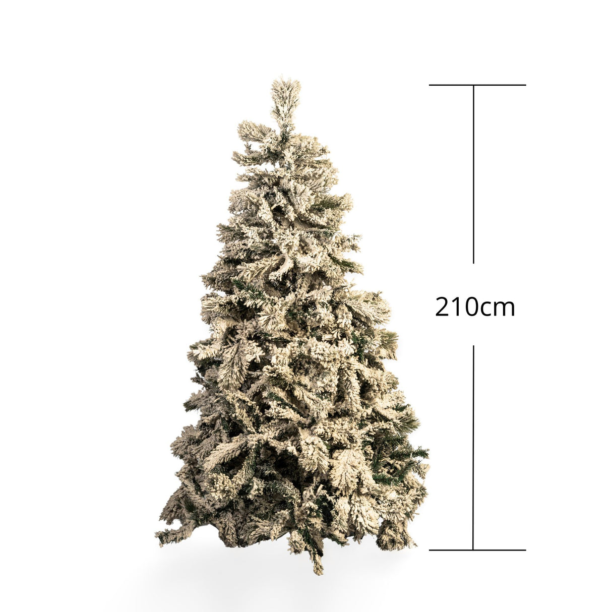 Árbol de Navidad Nieve Blanco Nieve 120x210cm de Piso