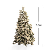 Árbol de Navidad Nieve Blanco Nieve 120x210cm de Piso